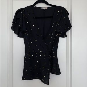 Gianni Bini wrap top blouse